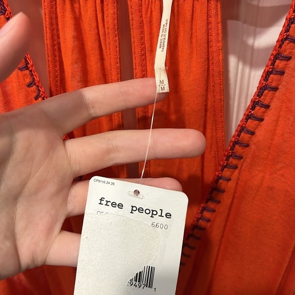Free People Orange Sleeveless Top - Picture 7 of 11